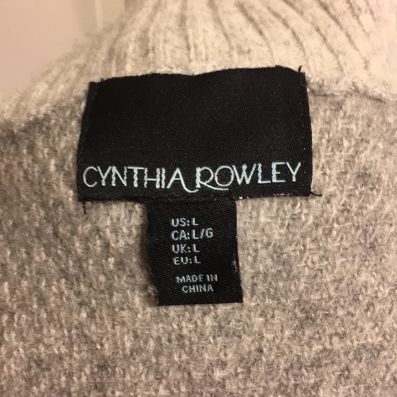 Cynthia Rowley | Light gray sweater dress - Picture 4 of 6